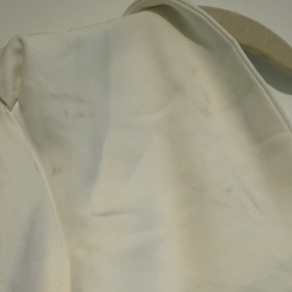 White One-Shoulder Ruffle Midi Dress - Picture 15 of 15